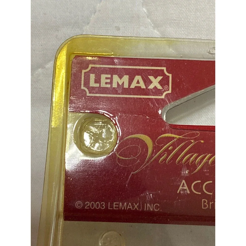 Brick Road Lemax PVC Christmas Village Town Train Accessories Village Collection